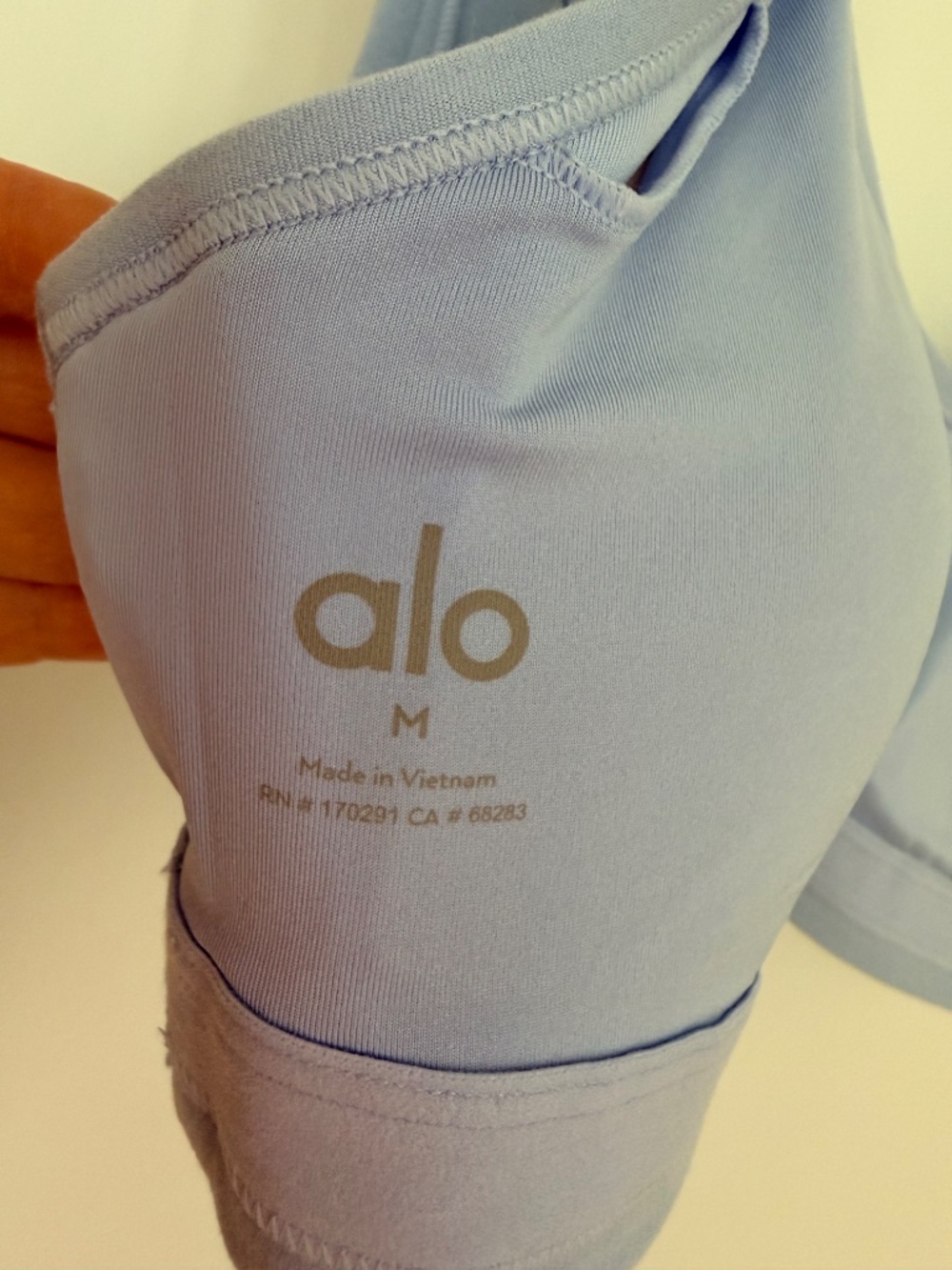 Alosoft Center Stage Bra, Size M, in Light Provence Blue - Picture 11 of 14